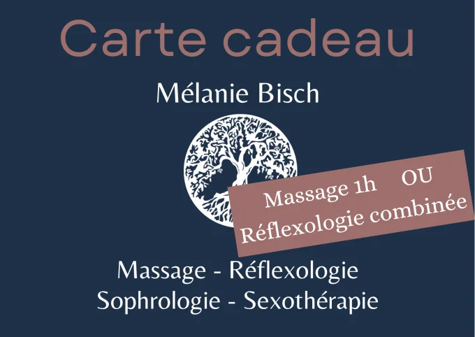 Bon cadeau "Massage 1h" ou "Réflexologie combinée" dématérialisé